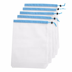 15pcs Reusable Mesh Produce Storage Bags-Inougate