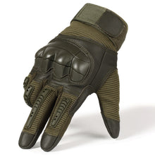 Load image into Gallery viewer, Touch Screen Tactical Rubber Hard Knuckle Gloves-Inougate