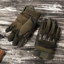 Load image into Gallery viewer, Touch Screen Tactical Rubber Hard Knuckle Gloves-Inougate