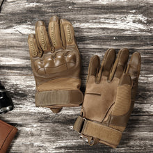 Load image into Gallery viewer, Touch Screen Tactical Rubber Hard Knuckle Gloves-Inougate