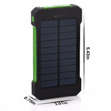 Load image into Gallery viewer, Waterproof 10000mAh Solar Charger Powerbank-Inougate