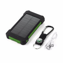 Load image into Gallery viewer, Waterproof 10000mAh Solar Charger Powerbank-Inougate