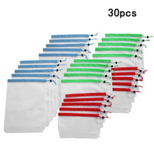 Load image into Gallery viewer, 15pcs Reusable Mesh Produce Storage Bags-Inougate