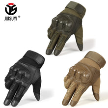 Load image into Gallery viewer, Touch Screen Tactical Rubber Hard Knuckle Gloves-Inougate