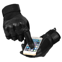 Load image into Gallery viewer, Touch Screen Tactical Rubber Hard Knuckle Gloves-Inougate