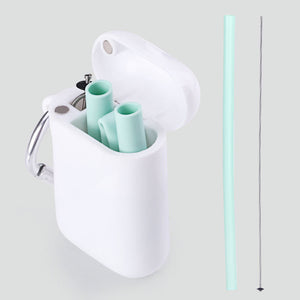 Reusable Portable Foldable Silicone Straw-Inougate