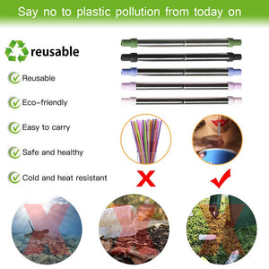 Portable Folding Reusable Straws-Inougate