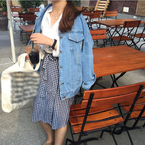 2019 New Denim Jeans Jacket for Ladies-Inougate