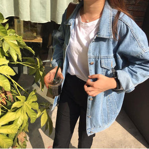 2019 New Denim Jeans Jacket for Ladies-Inougate