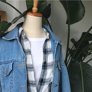 2019 New Denim Jeans Jacket for Ladies-Inougate