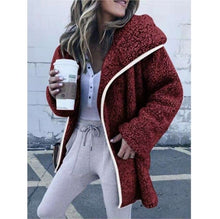 Load image into Gallery viewer, 2019 New Fasionable Autumn Winter Wool Plush Jacket for Ladies-Inougate