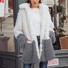 Load image into Gallery viewer, Elegant Warm Faux Fur Coat for Women-Inougate