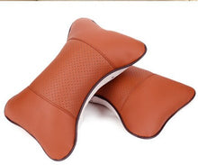 Load image into Gallery viewer, Car Seat Leather Headrest Pillow-Inougate