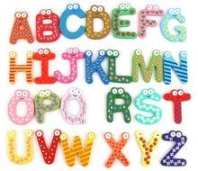 Load image into Gallery viewer, 26 Set of Nontoxic Plastic Fridge Magnetic A to Z Alphabet Letters-Inougate