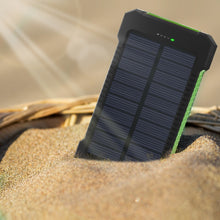 Load image into Gallery viewer, Waterproof 10000mAh Solar Charger Powerbank-Inougate