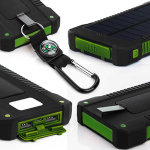 Waterproof 10000mAh Solar Charger Powerbank-Inougate