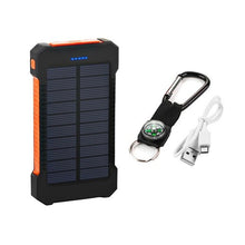 Load image into Gallery viewer, Waterproof 10000mAh Solar Charger Powerbank-Inougate